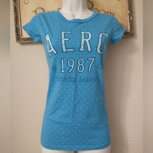 Junior's Vintage Y2K Aeropostale Fitted Shirt